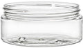 8 oz Clear PETE Jar: Low Profile