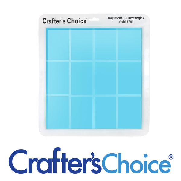 Tray 12 Rectangles Silicone Mold 1701 - Zoom Media 1