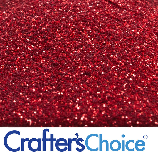 Traditional Ruby Red Glitter - Zoom Media 1