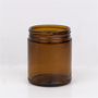 9 oz Amber Straight Sided Jar - Zoom Thumbnail Media 1