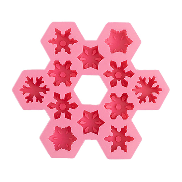 Snowflake Mini Silicone Mold - Zoom Media 1
