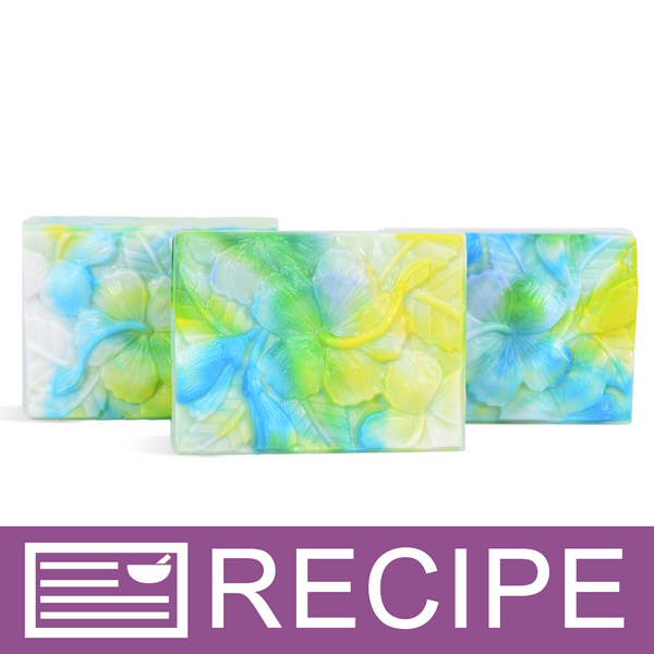 Tie Dye Hibiscus MP Soap Recipe