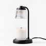 Fluted Glass Black Candle Warmer Lamp - Zoom Thumbnail Media 1