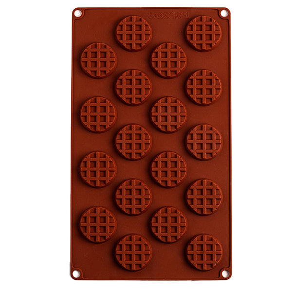 Waffle Mini Silicone Mold - Zoom Media 1